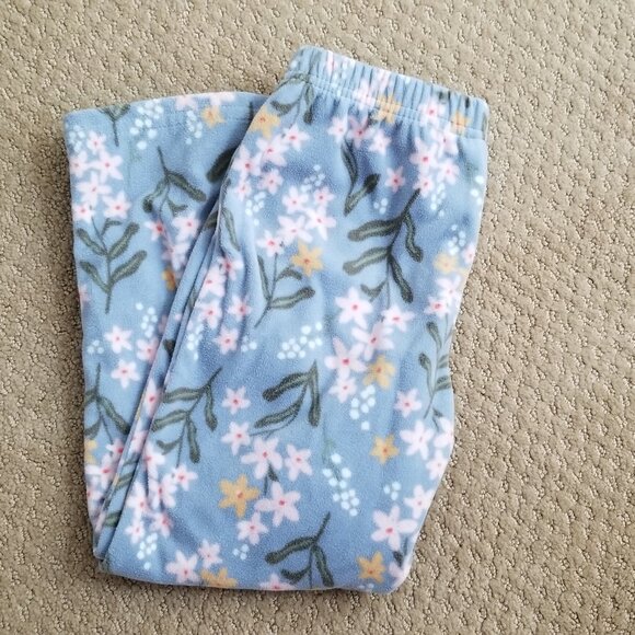 **EUC** Carter’s Girls Floral Print Pajama Set Size 5 - Picture 7 of 9